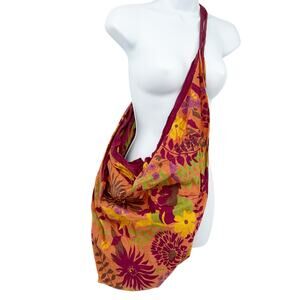 Papua Boho Hippie Summer Cotton Bilum Floral Hobo Shoulder‎ Bag Baby Pouch